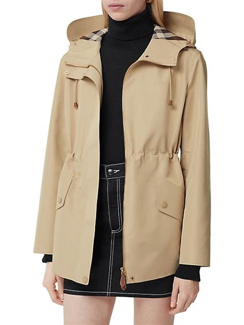 Shop Burberry Binham Hooded ZIp Jacket 